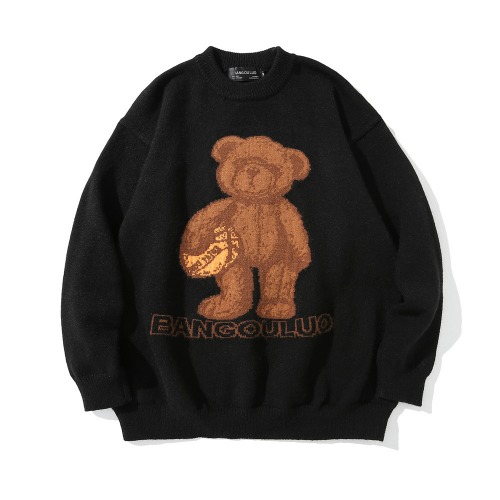 3컬러 브라운 베어 니트3 Color Brown Bear Knit(A0314)